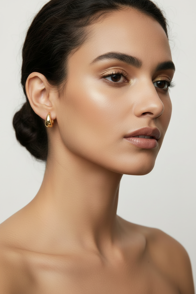 Mini Luxe Hoop Earrings – 18K Gold Plated Stainless Steel Earrings