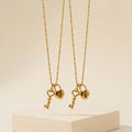 Locked In Love Necklace – 18K Gold Plated Stainless Steel